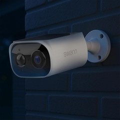 Swann – EVO Solar 2K Wireless Security Camera w 16GB Card – 2 Pack – Black SESOL