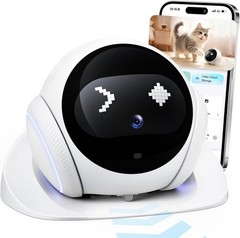 Pet Camera Robot Companion Monitor Movable Home Security 1080P