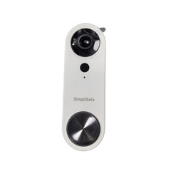 SimpliSafe Wired Doorbell Pro 1080p security Camera Smart Night Vision Cam