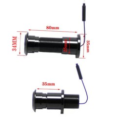 Smartphone 4K HD WiFi Wireless Door Peephole IP Camera Motion Detect Recording