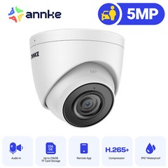 ANNKE 3K 4K 8MP 12MP Audio PoE Security IP Camera Outdoor Color Night Vision AI