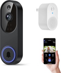 Video Doorbell 1080p HD Camera WI-FI Night Vision Motion Detection Wireless
