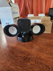 New Ring Floodlight Cam Wired Plus Outdoor Camera Black