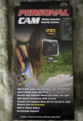One Tekno Personal Cam 1x1x1 Inch Motion Activated Full HD 720P Security Camera