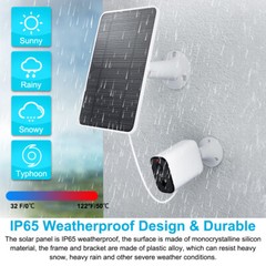1-4Pcs Solar Panel Charger for Arlo Ultra/Ultra2/Pro 3/Pro 4 Security Camera USA
