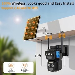 All-in-One Outdoor Security Camera with HD Video, Alerts & Easy Installation