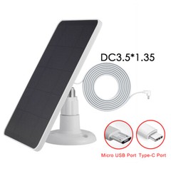13FT Cable 4W 5V Solar Panel Charger for Ring Camera Spotlight & Stick Up Camera