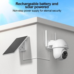 ARCCTV 4MP WiFi6 Wireless Outdoor Security Camera Solar Battery Powered PTZ Cam