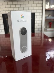Google Nest Doorbell Battery Video Doorbell Gray GA02076-US WiFi Security Cam