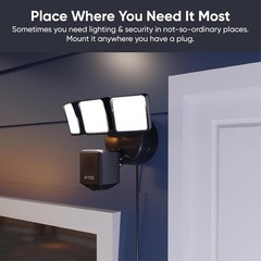 Weather-Resistant Floodlight Cam Plug-in Mount for v1/v2/Pro Models – 20ft Cord