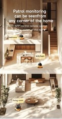 Wifi Pet Robot Camera WiFi Night Vision Motion Tracking HD Cameras for Baby/Pet