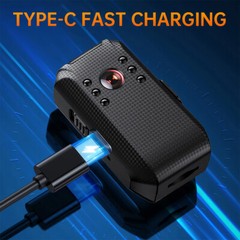 Body Camera HD 1080P Video DVR Clip IR Night Vision Cam with Free 64GB SD Card