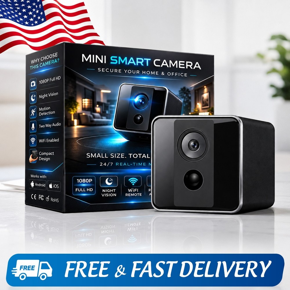 New Mini Smart Camera Wireless HD Night Vision Home Security Motion Detection