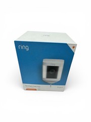 Ring Spotlight Cam Pro Wi-Fi Wired Plug-In Outdoor Security Video Camera White