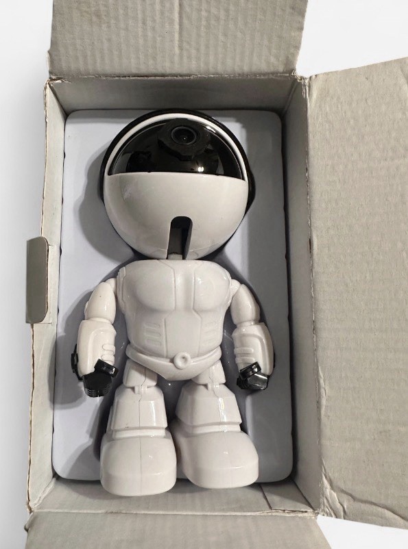 Cámara de Seguridad WiFi Robot 1080P HD con Memoria USB 128