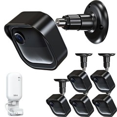 5 PACK Blink Outdoor Camera Mount with Sync Module Outlet Wall Mount, Black