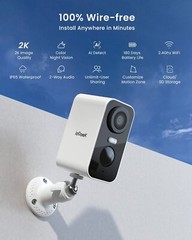 ieGeek Wireless Outdoor WiFi Security Camera 2K Smart Home Battery CCTV System