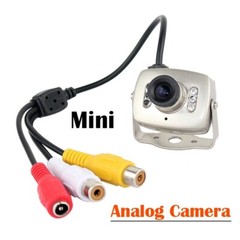Mini 6LED CMOS 420TVL 800TVL 3.6MM Audio Video Wired Security CCTV Camera