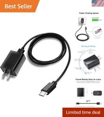 Reliable 10W Power Adapter with 5ft Cable for SimpliSafe Cameras and Batteries
