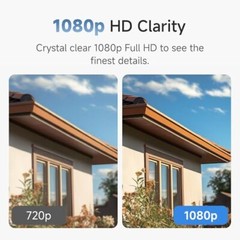 Noorio B200 Security Camera Wireless Outdoor Magnetic, 1080p Assorted Styles
