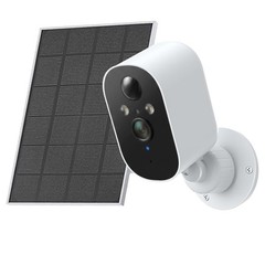 2PCS 4MP Wireless Security Camera 2K WiFi Solar Battery Power Camera Outdoor