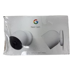 Google Nest Security Indoor Outdoor Cameras G3AL9 (Snow) 2-Pack with box