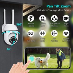 4x Wireless 5G WiFi Security Camera System Smart outdoor Night Vision Cam 1080P