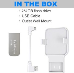 256GB USB Flash Drive and Outlet Mount for Blink Sync Module 2 Save Space and…