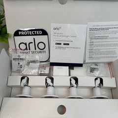 Arlo Pro 5S Spotlight Security Camera 2K HDR VMC4460P-100NAS Wireless, 4-Pack