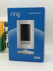 Ring Battery Outdoor Cam 2.4GHz WiFi White App Control New & Sealed