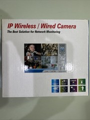 ZMODO IP WIRELESS / WIRED CAMERA 1/4″ COLOR CMOS IP CAMERA CM-I11123BK