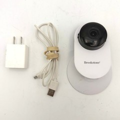 Brookstone Smart WiFi Indoor Camera White BKWIFICAM4-2PK-WM Security