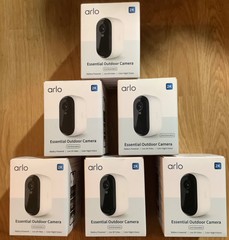 6 – Arlo Essential In/ Outdoor Wireless Security 2nd Gen Spotlight Camera Sealed