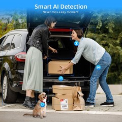 100% Wire-Free Solar Battery Security Camera 2K Wireless Outdoor camera