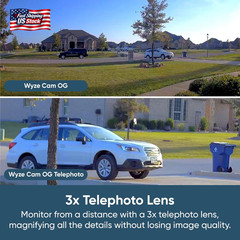 Wyze Cam OG Indoor/Outdoor 1080P Wi-Fi Smart Home Security Camera with Color Nig
