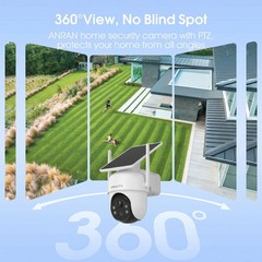 Wireless Solar Battery Security Camera System Outdoor Home PTZ Wifi Night Vision