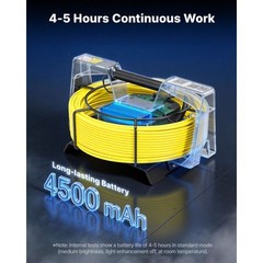 WiFi Sewer Camera 65.6ft Snake with 12 LED Lights, HD 1080p Pipe Inspection