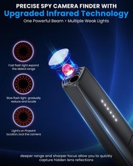G9 Pro Hidden Camera Detector – 2025 Anti-Spy Cameras Finder Detector, GPS Tr…