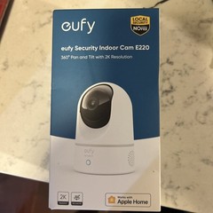 eufy Security Indoor Cam E220 | 2K Resolution, AI Tracking, Night Vision