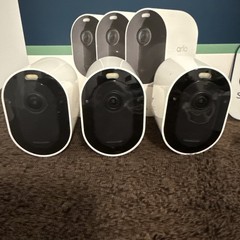 Arlo Pro 4 Spotlight Wire-Free Camera Security System VMC4350P – 3-Pack