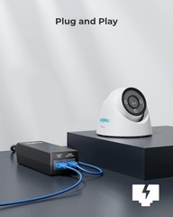 REOLINK Gigabit Injector, Convert Non-PoE to PoE+ (30W) or 15.4W