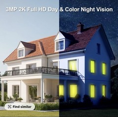 Black 4G LTE Cellular Solar Security Camera, Solar Powered Wireless 4G camera