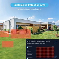 JENNOV WIFI 2.4/5G WiFi Security Camera System Smart Outdoor Night Vision 5MP