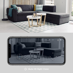 SE Familybot Home Camera Robot: 1080P Movable Pet Camera Indoor, Battery-Operate