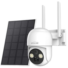 Solar Camera 4MP Wireless Outdoor Solar Battery Security Camera WiFi Smart Home