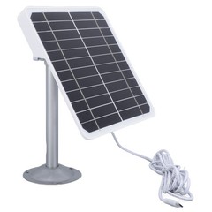 Camera Solar Panel 20w 5V IP68 Waterproof High Efficiency Camera Monocrystalline