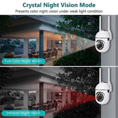 4PCS Camaras De Seguridad Para 360 5G WIFI Inalambrica Con Vision Nocturna Audio