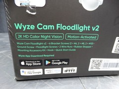 Wyze Wired Outdoor Wi-Fi 2800 Lm 2K Floodlight v2 Home Security Camera WYZECFL2