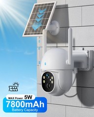 4G LTE Cellular Solar Wireless Security Camera Lifetime Free Unlimited Data +64G