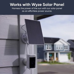 Wyze WYZECOP Battery Cam Pro Wireless Indoor/Outdoor Security Camera – White